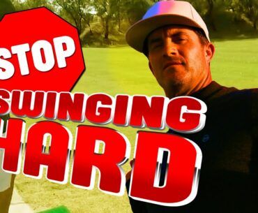 STOP Swinging Hard | Natural Speed Shots