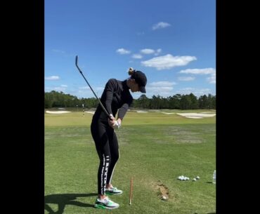 Nelly Korda golfswing 😍😍 #golf #golfswing #shorts