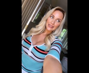 Paige Spiranac golf stories ❤️❤️ #golf #shorts #golfgirl      | GOLF#SHORT