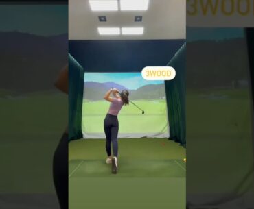 Jung Hyeyoon Swing! | Golf ladies | Golf lady | Golf Shorts | #Shorts