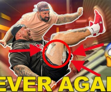 BIG BOY WILL NEVER DO LEGS AGAIN!