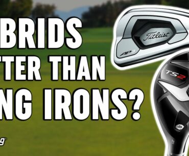 Hybrid or Iron? 4-hybrid vs 4-iron | Moderate Club Speed Trackman Test