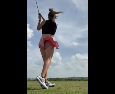 beauty golfer golf swing ❤️❤️ #golf #shorts #golfgirl      | GOLF#SHORT