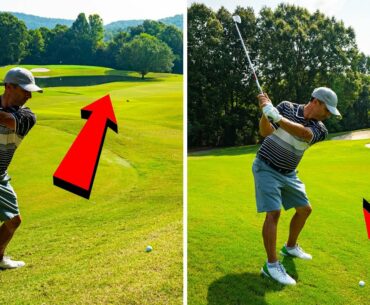 Top Golf Tips for the Sidehill Lies - Ball above and Below Feet