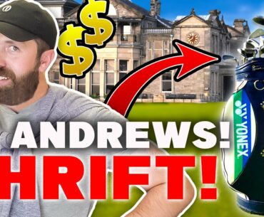 Shopping for BARGAIN golf clubs in St Andrews - AMAZING finds!