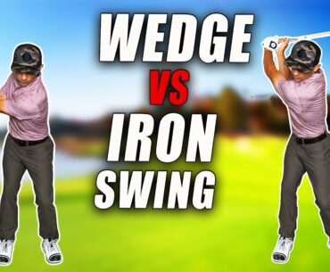 Iron Swing vs Wedge Swing and the Huge Difference You Must Know