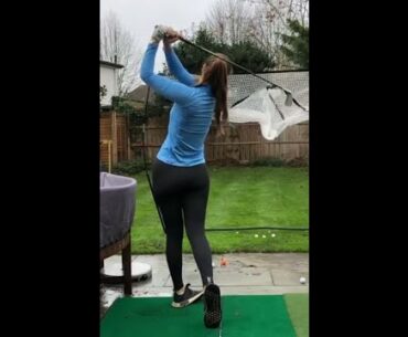 beauty golfer golf swing ❤️❤️ #golf #shorts #golfgirl      | GOLF#SHORT