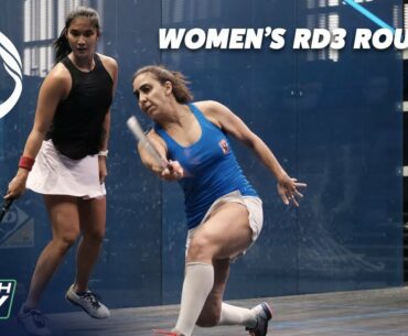 Squash: Allam British Open 2021 - Women's Rd3 Roundup [Pt.1]