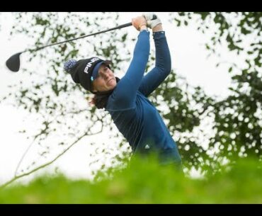 A birdie on the last leaves Linn Grant on -3 and in the mix for Sunday at the Didriksons Skafto Open