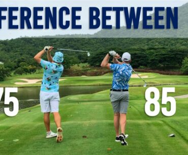 Difference between 85 and 75 Shot By Shot - Is it Long or Short Game or Everything? PART 2