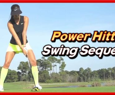 LPGA Distance Queen "Michelle WIE" Powerful Swing Sequence