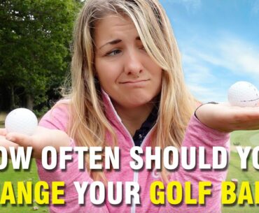 How often should you change your golf ball?