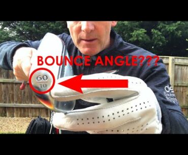 GOLF WEDGES - BOUNCE, LOFT & BACKSPIN explained