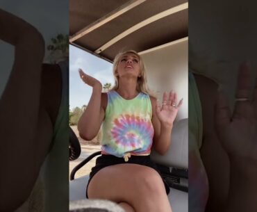 beauty golf cart girl Cass Holland stories ❤️❤️ #golf #shorts #golfgirl      | GOLF#SHORT
