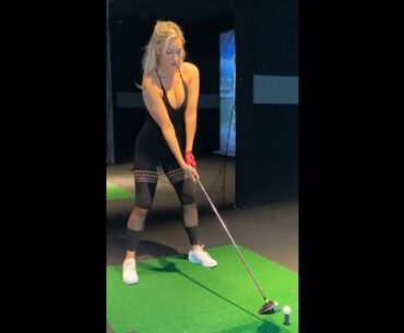 Beauty Paige Spiranac golf swing ❤️❤️ #golf #shorts #golfgirl      | GOLF#SHORT