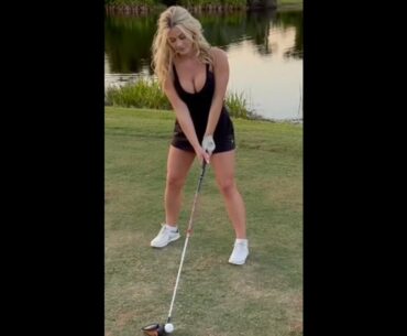 nice girl. beauty girl golf swing ❤️❤️ #golf #shorts #golfgirl      | GOLF#SHORT