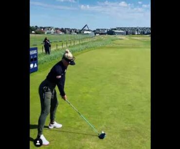 Charley Hull LPGA Hits a Laser Beam with Driver .