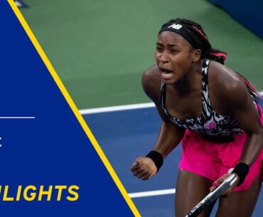 Coco Gauff vs Magda Linette Highlights | 2021 US Open Round 1