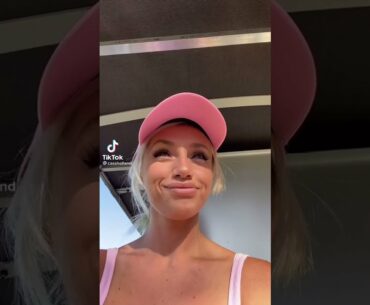 Beauty golf cart girl Cass Holland stories #golf #cartgirl
