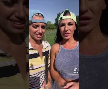 Beauty golf cart girl Cass Holland stories #golf #cartgirl