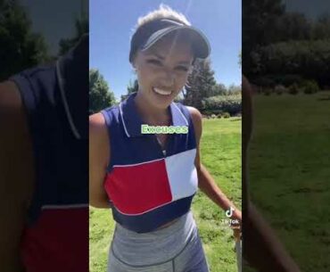 Beauty golf cart girl Cass Holland stories #golf #cartgirl