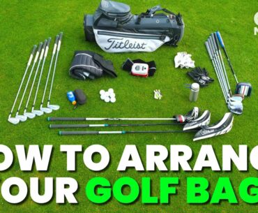 HOW TO ARRANGE YOUR GOLF BAG!!