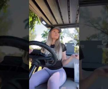 Beauty golf cart girl 👧 stories ❌❌ 🏌️‍♀️🏌️‍♀️ #shorts #cartgirl