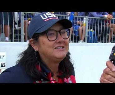 Pat Hurst 2021 Solheim Cup Foursomes Morning Saturday