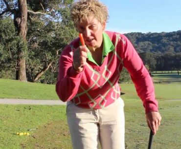 #42 The Lady Golf Teacher Web TV: How to Chip Keeping Clubface Square