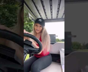 Beauty golf cart girl 👧 stories ❌❌ 🏌️‍♀️🏌️‍♀️ #shorts #cartgirl