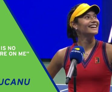 Emma Raducanu On-Court Interview | 2021 US Open Semifinal