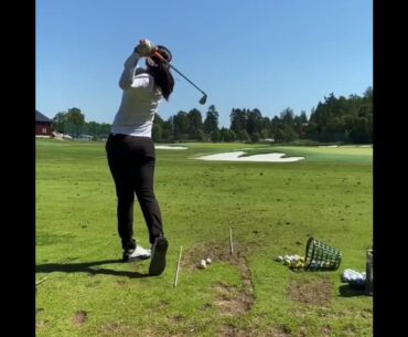 Atthaya Thitikul golf swing motivation! How to swing to win VP Bank Swiss Ladies Open! #ladiesgolf