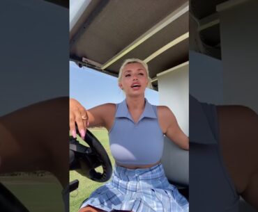 Beauty golf cart girl 👧 stories ❌❌ 🏌️‍♀️🏌️‍♀️ #shorts #cartgirl