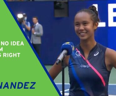 Leylah Fernandez On-Court Interview | 2021 US Open Quarterfinal