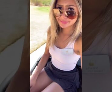 Beauty golf cart girl 👧 stories ❌❌ 🏌️‍♀️🏌️‍♀️ #shorts #cartgirl