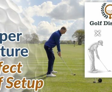 Golf Posture - How to Stand at Address with your Knees, Hips and Spine Angle
