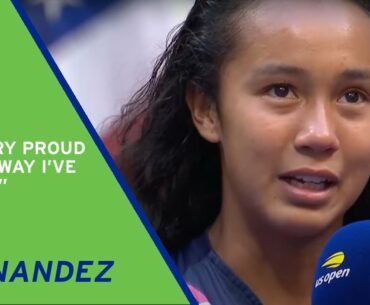 Leylah Fernandez On-Court Interview | 2021 US Open Final