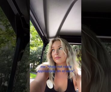 Beauty golf cart girl 👧 stories ❌❌ 🏌️‍♀️🏌️‍♀️ #shorts #cartgirl