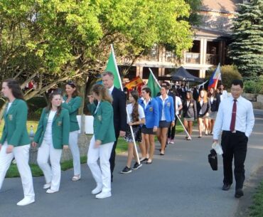 World Junior Girls Golf Championship 2017, Opening Flag Procession