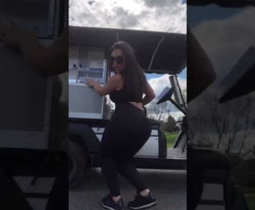 Beauty golf cart girl 👧 stories ❌❌ 🏌️‍♀️🏌️‍♀️ #shorts #cartgirl