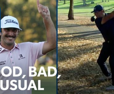 Phil’s driver from the woods, Homa’s winning eagle hole-out and Na’s cane putter