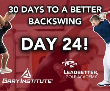 GOLF: 30 Days to a better backswing / DAY 24