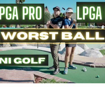 LPGA and PGA Pro Mini Golf!