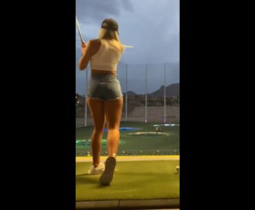 Beautiful swing ❤️❤️ #golf #shorts #golfgirl      | GOLF#SHORT