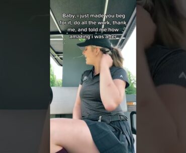 golf cart girl stories ❤️❤️ #golf #shorts #golfgirl      | GOLF#SHORT