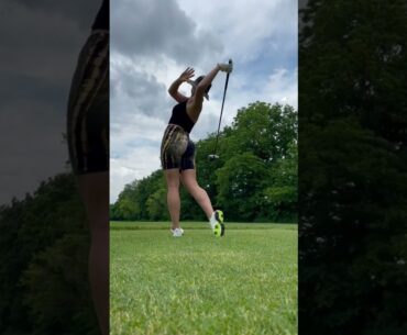 good swing ❤️❤️ #golf #shorts #golfgirl      | GOLF#SHORT