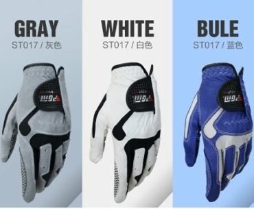 PGM Men Microfibre PU Anti-slip Golf Gloves ST017