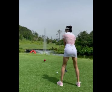 Lovely❤️ ❤️❤️ #golf #shorts #golfgirl      | GOLF#SHORT