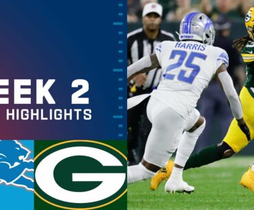 Detroit Lions vs. Green Bay Packers Week 2 | 2021 NFL GameHighlights