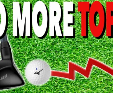 NEVER Top A HYBRID Golf Club Again! Simple Golf Tips
